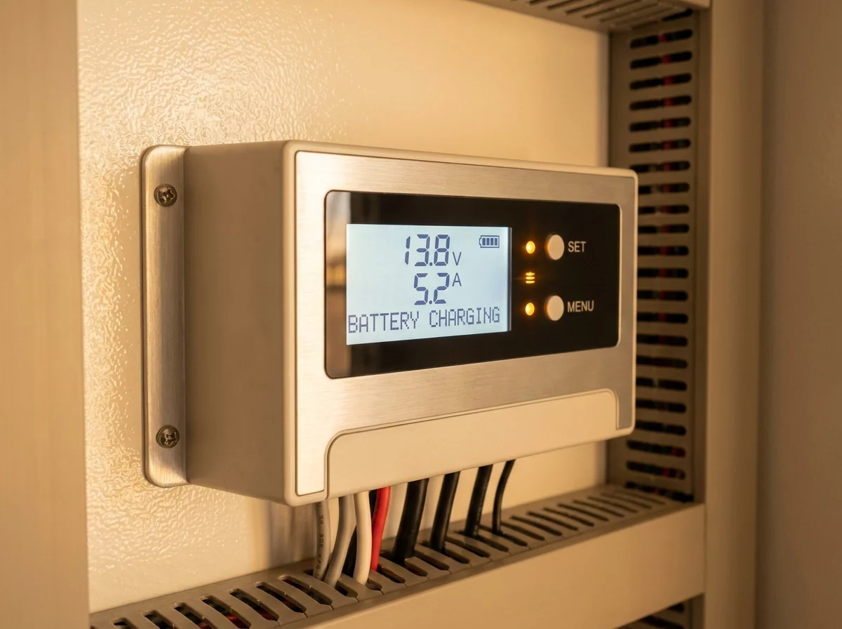 Regulateur solaire ecran digital